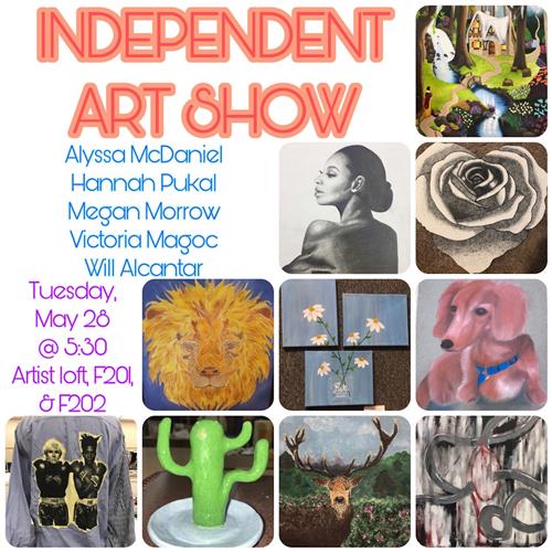 Independent Art Show Flyer 